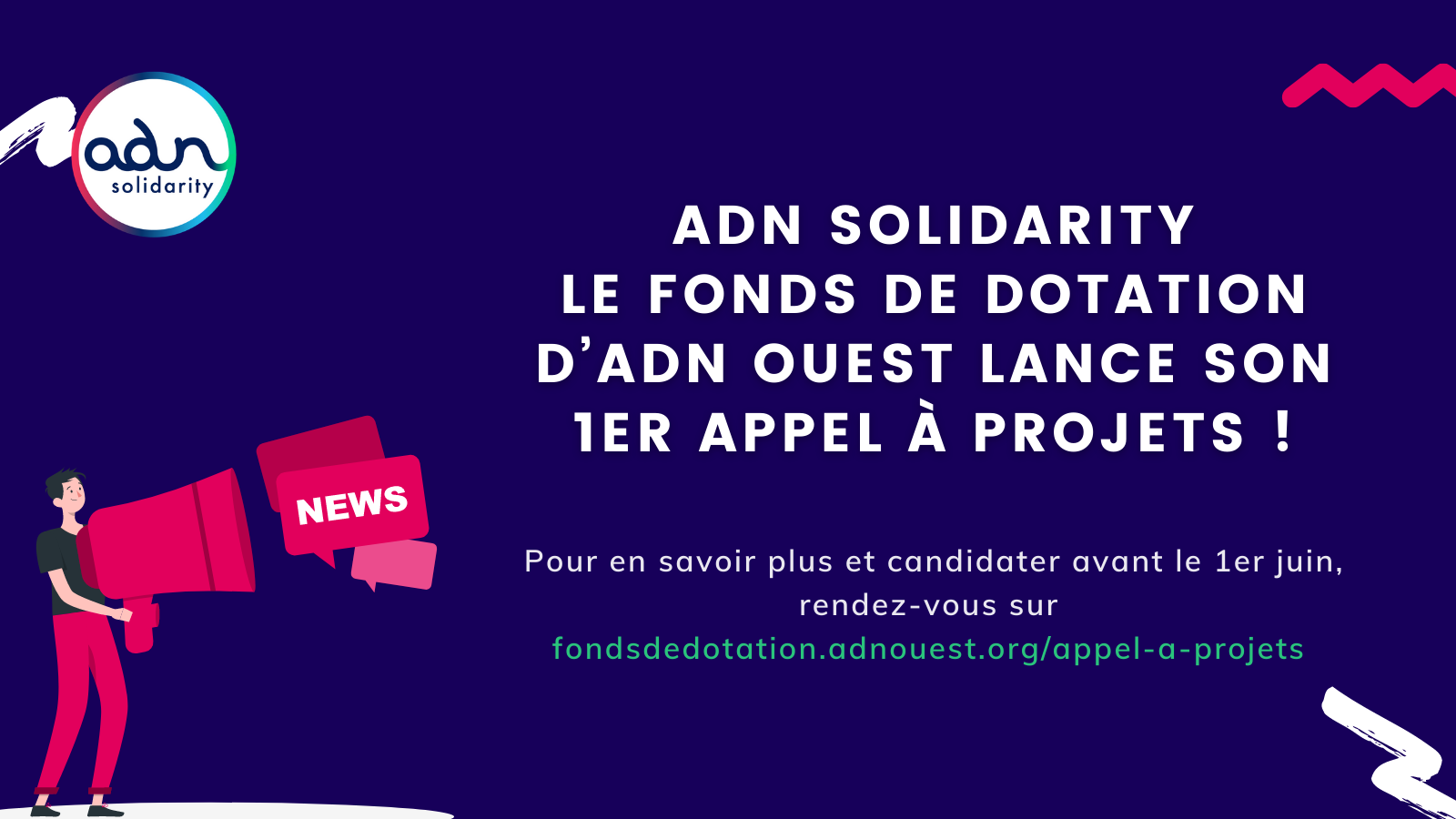ADN Solidarity - Appel à projets
