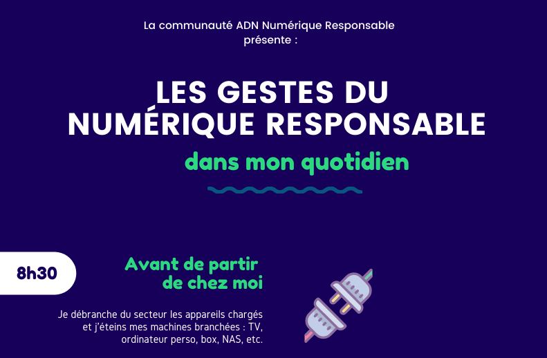 [Infographie] Les gestes du numérique responsable à adopter dans son quotidien