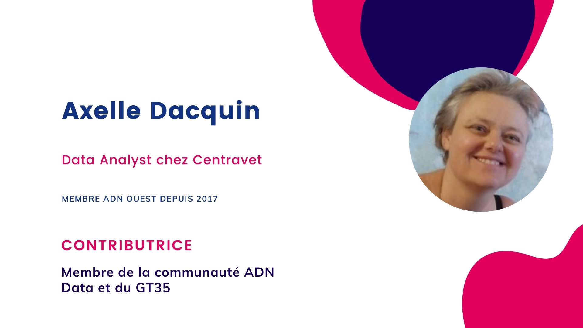 Axelle Dacquin, Data Analyst chez Centravet