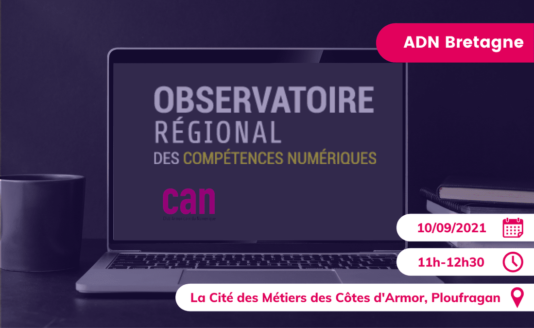 Support et replay "90 minutes sur les métiers du numérique dans les Côtes d’Armor"