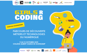 CP - A Guingamp, 23 collégiennes s'initient aux métiers du numérique avec Girls'R Coding