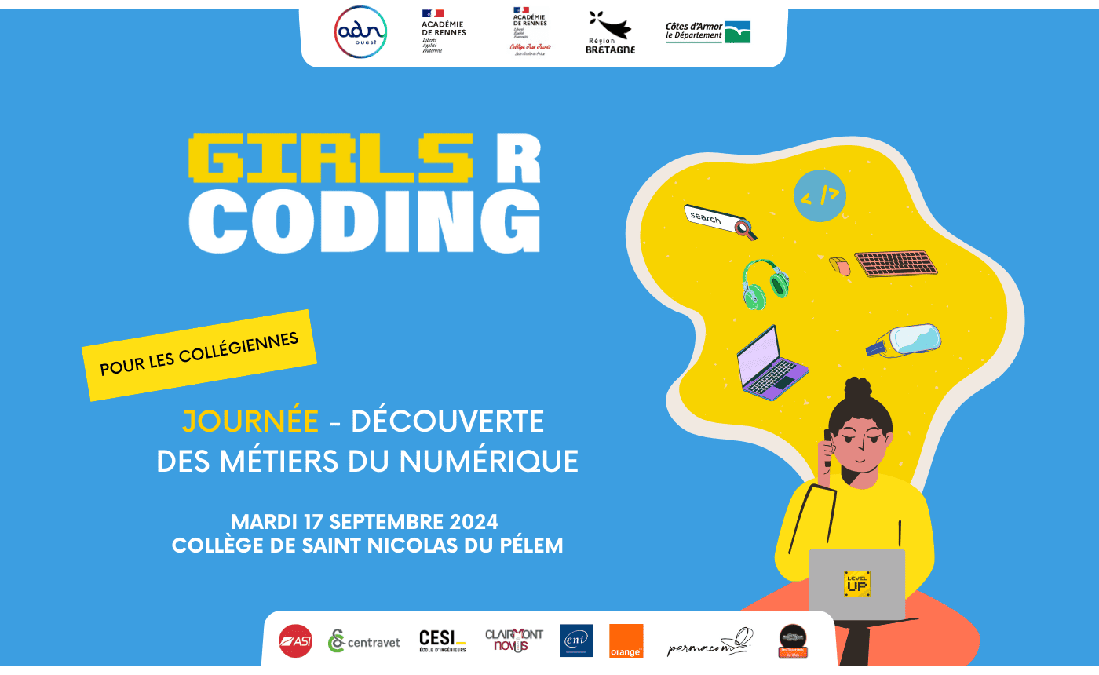 CP - Dans les Côtes-d'Armor, 37 collégiennes s'initient aux métiers du numérique avec Girls'R Coding