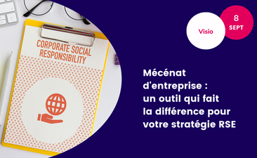 Support & Replay - Mécénat d'entreprise : un outil qui fait la différence pour votre stratégie RSE