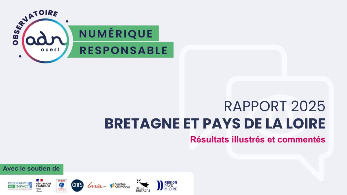 Numérique Responsable dans l'Ouest : notre premier Observatoire révèle des pratiques encore émergentes