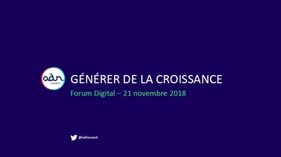 Stratégie Digitale : "Générer de la croissance"