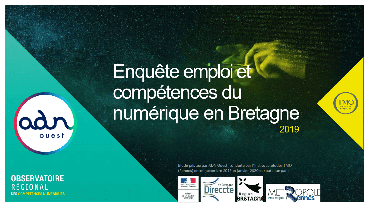 #ORCN Enquête compétences du numérique en Bretagne 2019