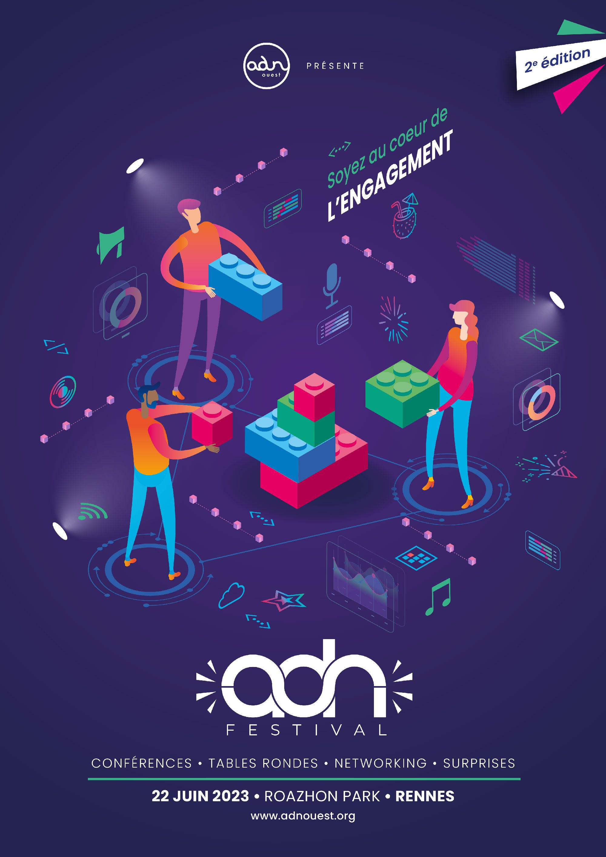 Affiche ADN Festival 2023