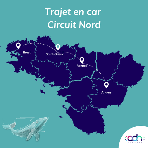 BlablADN Festival 2025 - trajet Nord
