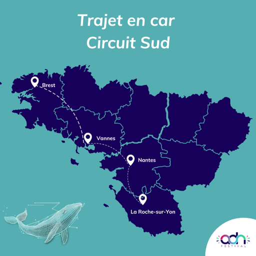 BlablADN Festival 2025 - trajet Sud